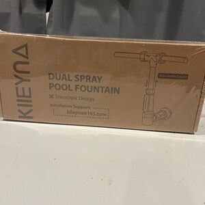 Dual Spray Pool Fountain - Brown